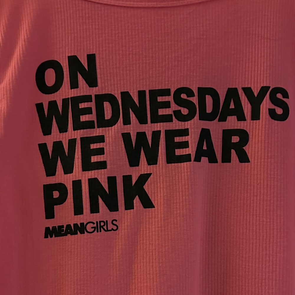 Mean Girls Pink Sleeveless Top - Picture 2 of 3